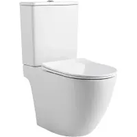 Унитаз-компакт Aquatek Европа AQ2903T-00 безободковый, торнадо, с сиденьем микролифт, белый