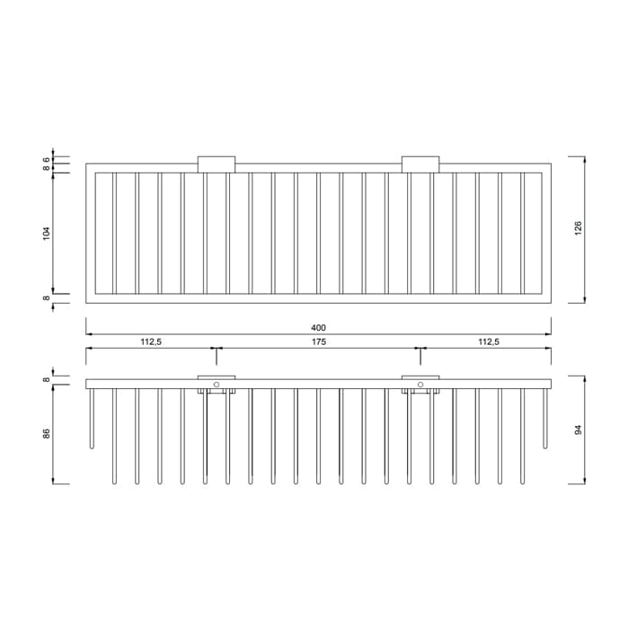 Корзинка Decor Walther WA WND2 0703260 черная матовая