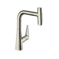 Смеситель для кухни hansgrohe Talis Select M51 73868800 с вытяжным душем сталь