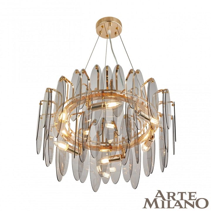 Подвесная люстра Arte Milano AM-7753B 7753B.D600.H300.E14.6 G