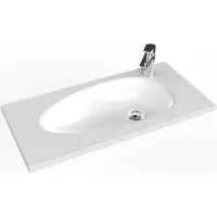 Раковина Roca Pluma ZRU9310299 78x38,5 см, накладная, белый