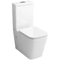 Унитаз-компакт Grossman GR-4445S безободковый, с сиденьем микролифт, белый