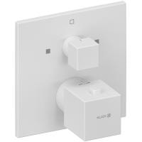 Термостатический смеситель для ванны и душа Kludi Decus 548105375 белый матовый