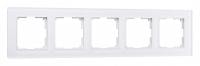 Рамка на 5 постов Werkel Favorit (белый матовый) W0051105