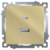 Розетка 2хUSB type A и C без рамки Stekker Катрин 50053