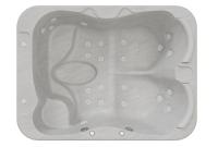 Гидромассажная ванна Радомир Мишель 205х155 1-30-0-0-4-051С серый