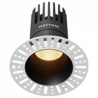 Встраиваемый светильник Maytoni Dip DL122-15W-2.7K-TRS-B
