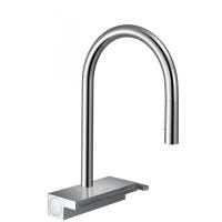 Смеситель для кухни hansgrohe Aquno Select M81 170 73831000 с вытяжным душем 3jet sBox хром