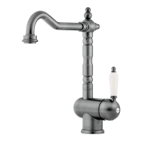 Смеситель для кухни Omoikiri Kyoto 4994352 античное серебро