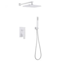 Душевой комплект Abber Weiss Insel AF8018FW белый матовый