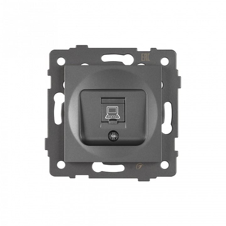 Розетка Ethernet RJ-45 и со шторками, без рамки Arlight SCT 049848