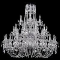 Подвесная люстра Bohemia Ivele Crystal 1402 1402/20+10+5/360/3d/Ni