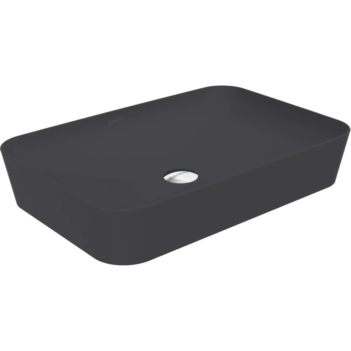 Раковина-чаша Creavit Ultra UL060-00AM00E-0000 60x40 см, накладная, антрацит матовый