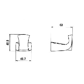 Крючок для халата Paini Lady 89CR011