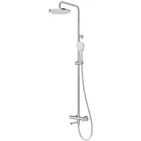 Душевая система Cezares Stylus STYLUS-CVD-01 220 мм, со смесителем, хром