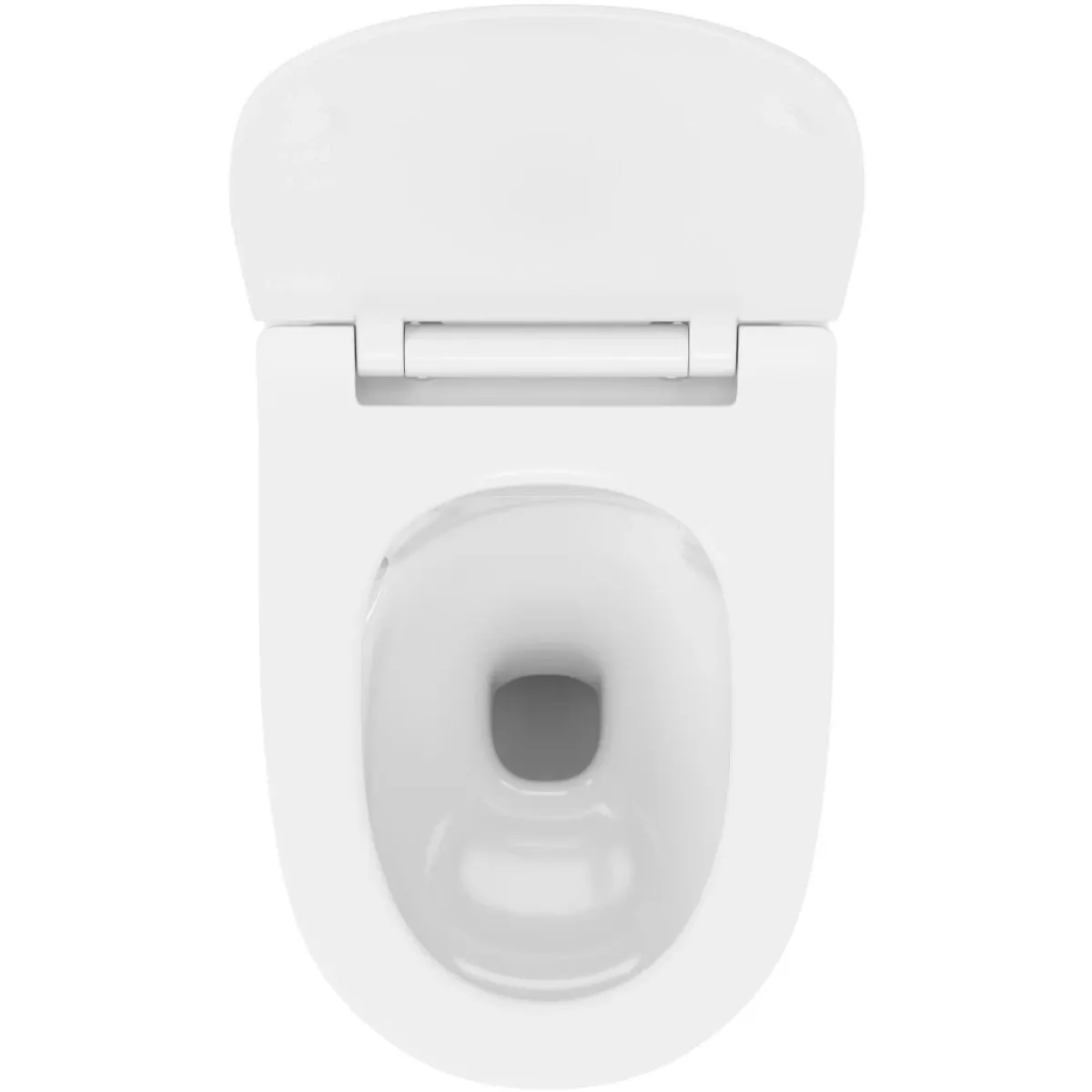 Унитаз подвесной VitrA M50 8302B003-6404 безободковый, торнадо, с сиденьем микролифт, белый