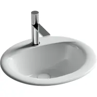Раковина Ceramica Nova Sun CN6080 51,5x45,5 см, встраиваемая сверху, белый
