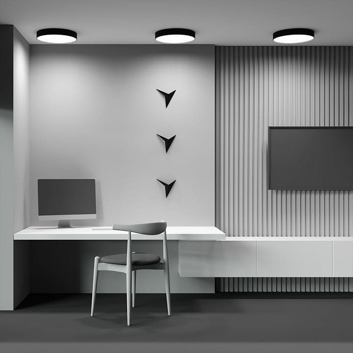 Накладной светильник Maytoni Technical Зон C032CL-45W3K-RD-B