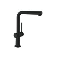 Смеситель для кухни hansgrohe Talis M54 72808670 с вытяжным изливом матовый черный