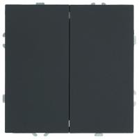 Переключатель двухклавишный без рамки Stekker Эмили 50249