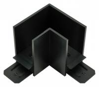 Соединитель угловой L-образный для треков накладных LIGHTERA Startrek 220 LE172TC-LCB