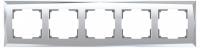Рамка на 5 постов Werkel Diamant (зеркальный) W0051220