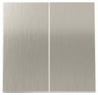Клавиши для выключателя двухклавишного Voltum S70 METAL VLSM000311