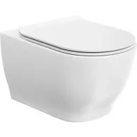 Унитаз подвесной Kerama Marazzi Modula MO.wc.02 безободковый, белый глянец