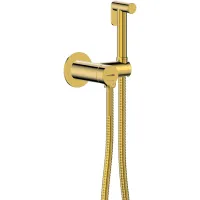 Гигиенический душ WasserKRAFT Rhein 9938PG со смесителем, золотой