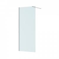 Душевая перегородка Roca Metropolis Walk-In 90x200 ZRU9307680 хром стекло рифленое