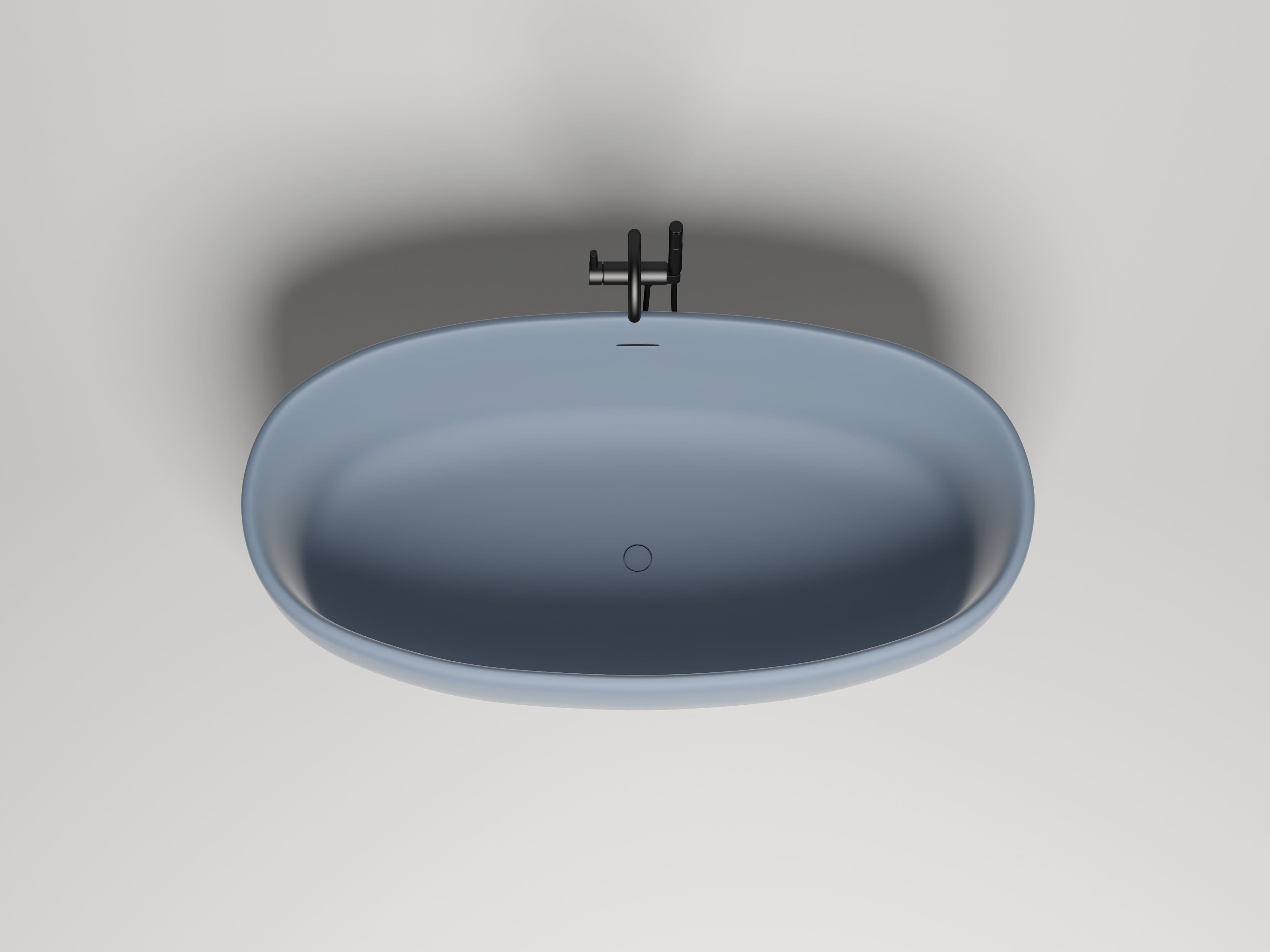 Ванна из искусственного камня Salini Luce 170x85 100121MF покраска по RAL полностью