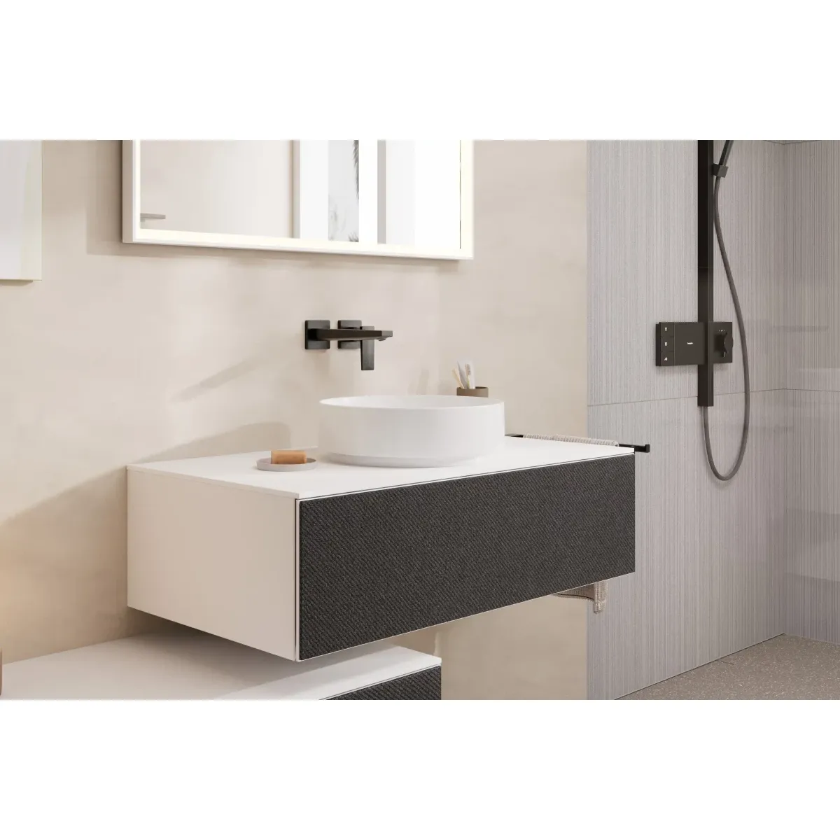 Раковина-чаша Hansgrohe Xuniva Evo S 60323450 40x40 см, накладная, белый глянец