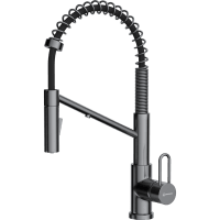 Смеситель для кухни Omoikiri Makkari 4994454 вороненая сталь