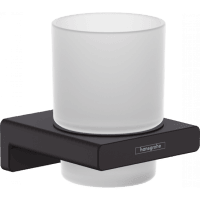 Стакан для зубных щеток hansgrohe AddStoris 41749670 матовый черный