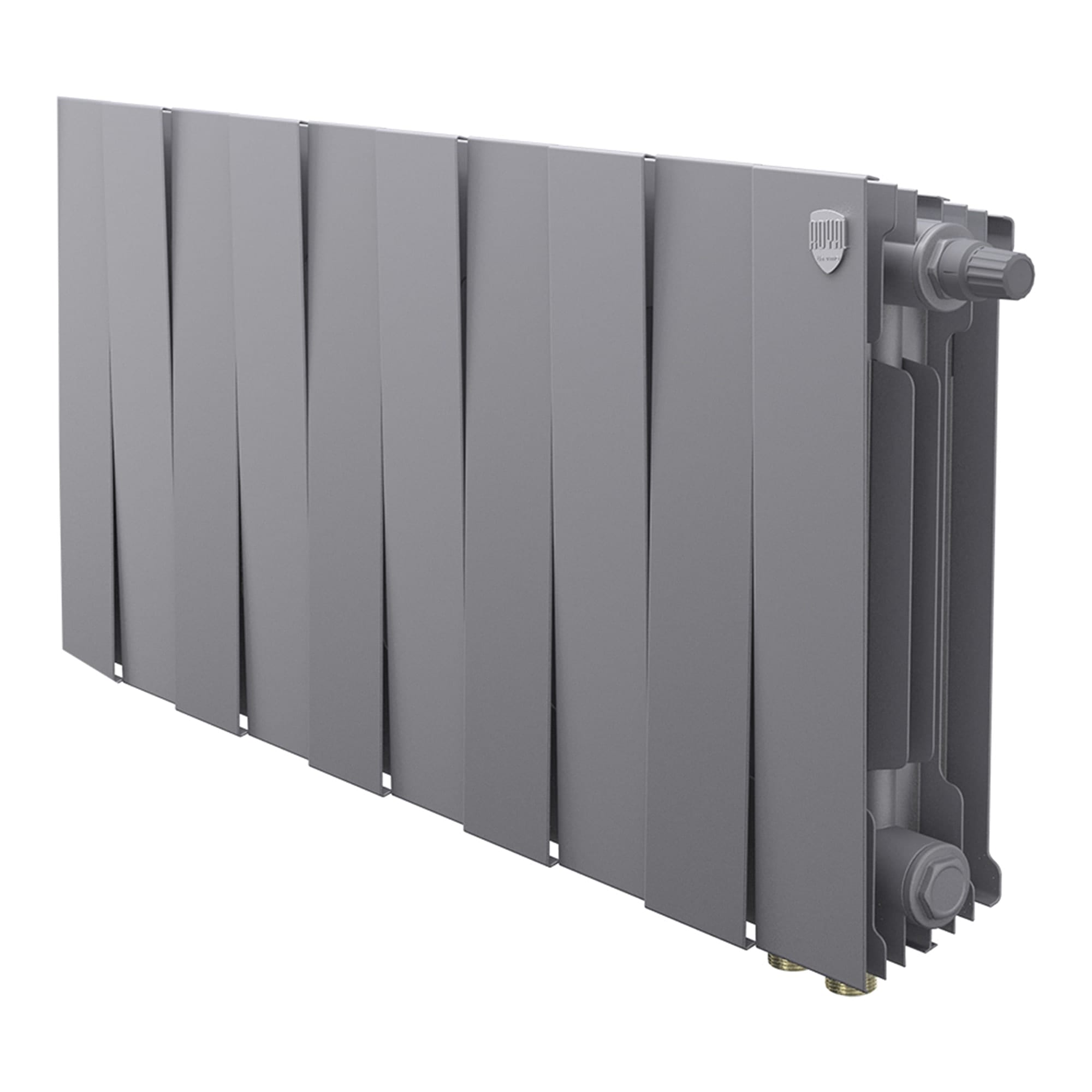 Радиатор биметаллический Royal Thermo PianoForte 300 Серебристый VR80 - 10 секц.