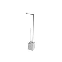Стойка для ванной Antonio Lupi Biviocombi BIVIOCOMBI1.5/Carrara satinato белый/мрамор