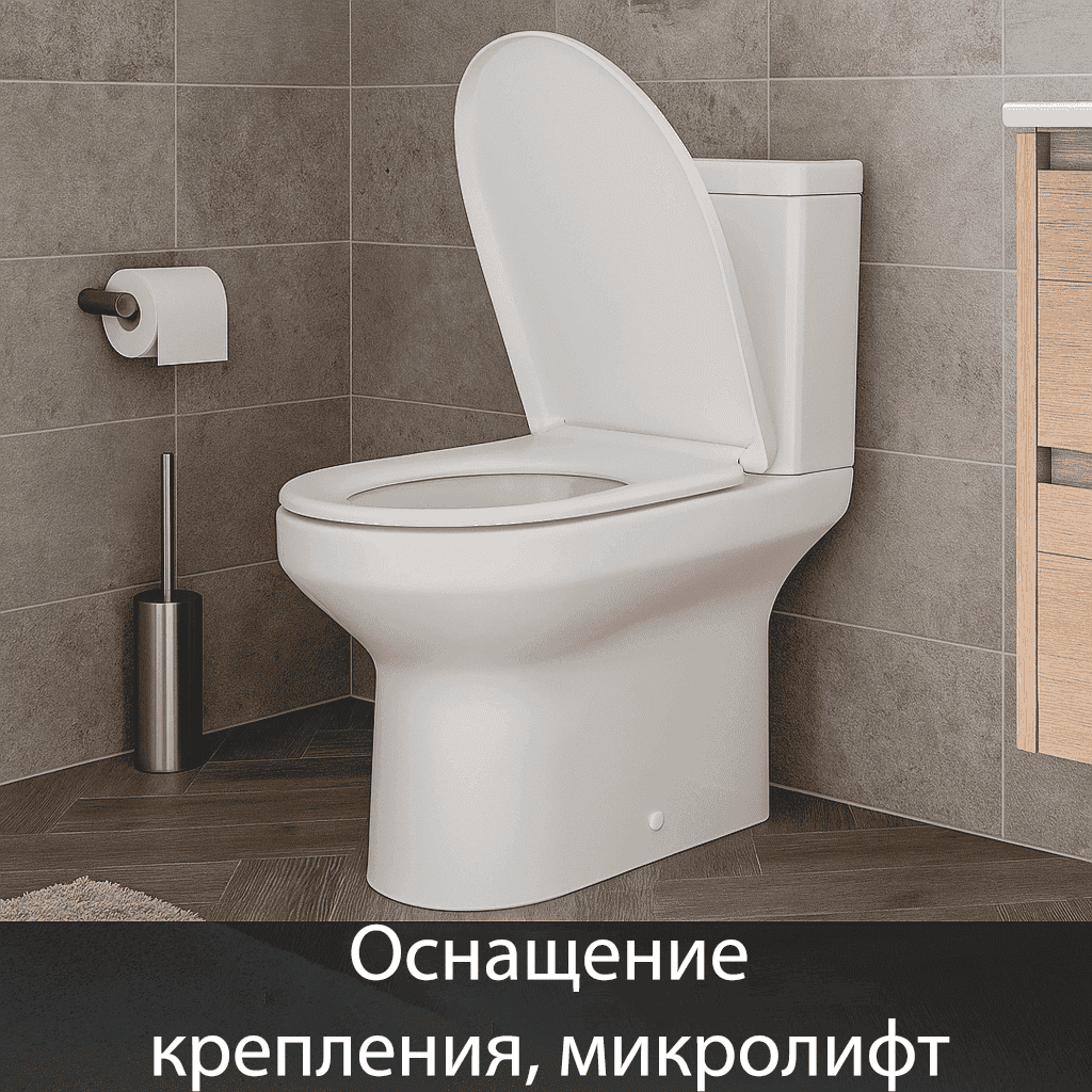 Крышка-сиденье для унитаза Jacob Delafon Rodin+ E23280-00 с микролифтом, белое (выставочный образец)