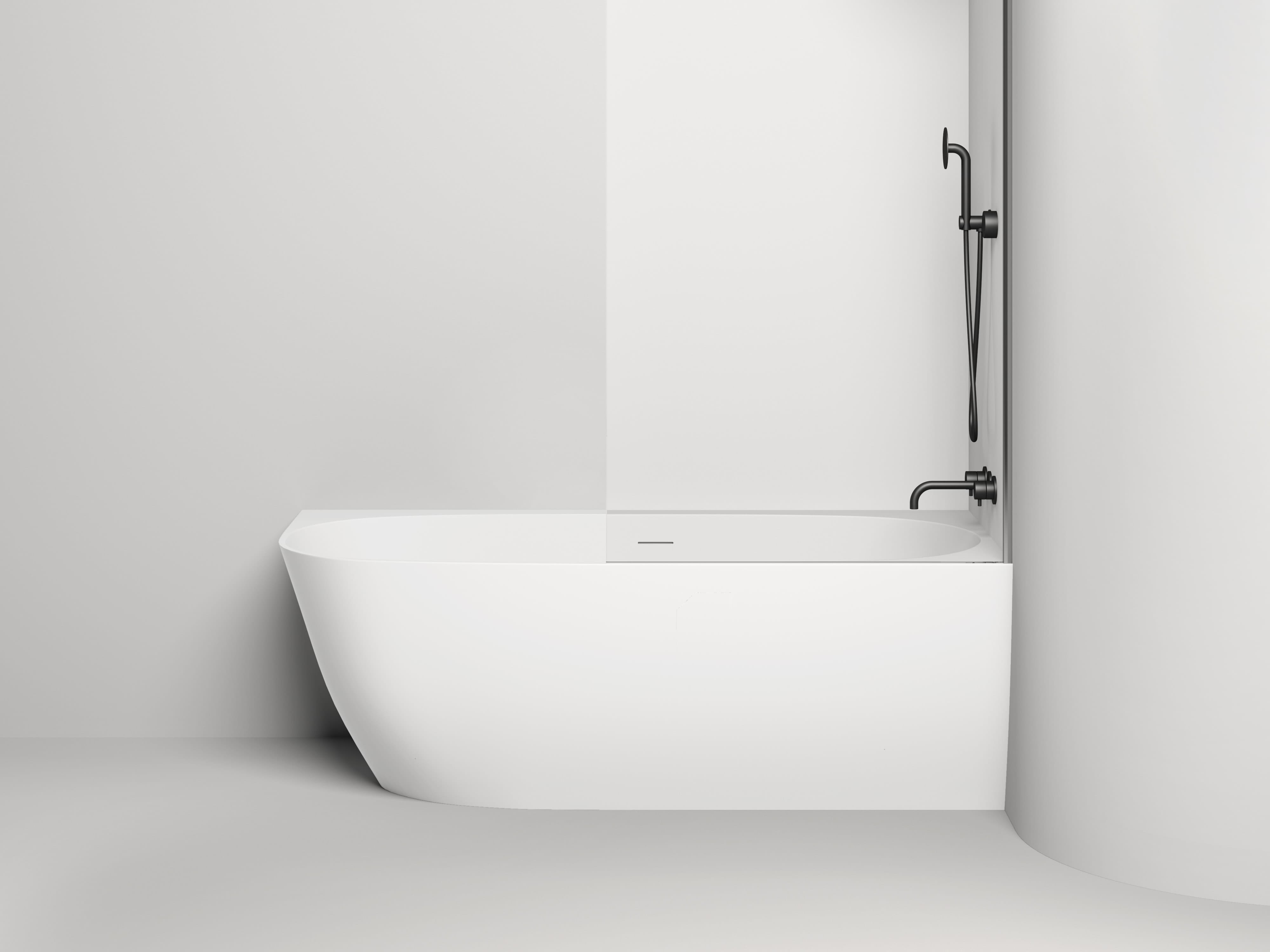 Ванна из искусственного камня Salini Sofia Corner Right 170x85 102514G