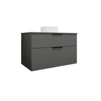 Тумба с раковиной Burgbad Eqio 120 SGUM120F2010G0252C0001*0 серая глянцевая
