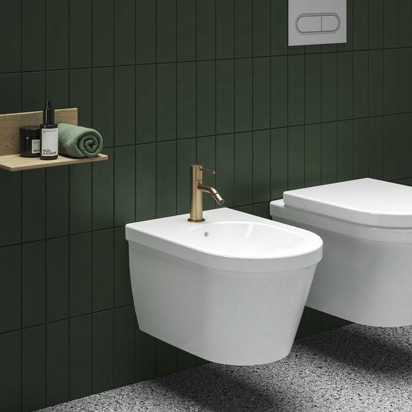 Смеситель для биде Ravak Espirit X070355 розовое золото матовое