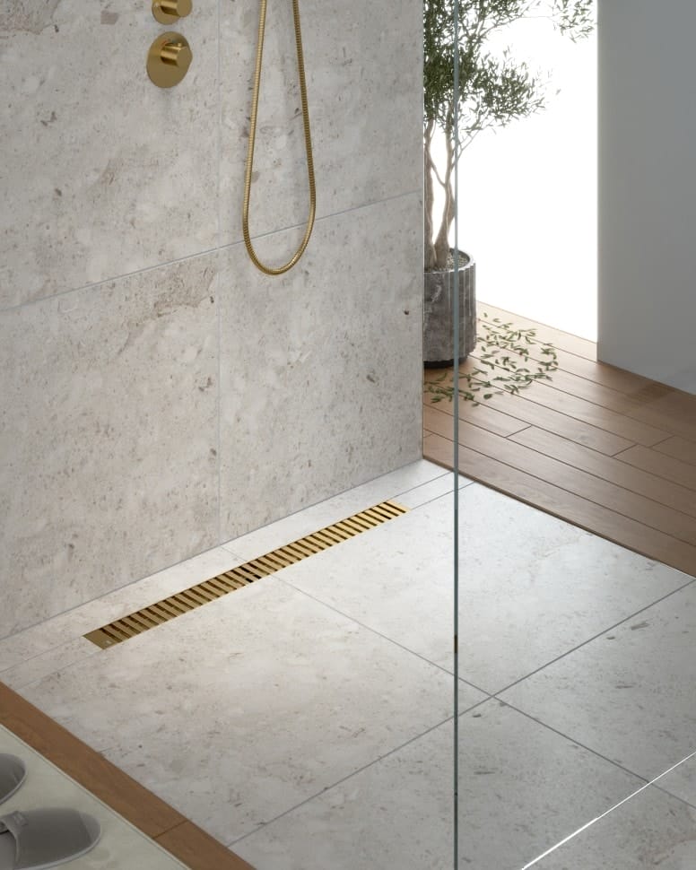 Душевой лоток Timo Drain Systems 800 DS230108/17 матовое золото