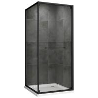 Душевой уголок Abber Schwarzer Diamant 90x90 AG0A090B черный матовый