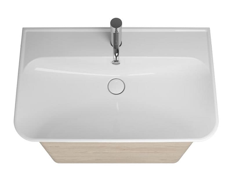 Тумба с раковиной Burgbad Iveo 80 SFEN080F2747G0161C0001*1 кашемировый дуб
