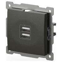 Розетка 2хUSB type A без рамки Elbi Eleсtriс Zena Vega 609-011100-143
