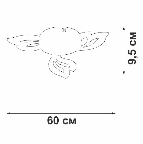 Потолочная люстра Vitaluce V2520 V2520-0/3PL