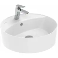 Раковина-чаша Creavit Nice NC046-00CB00E-0000 45x45 см, накладная, белый