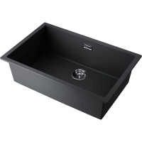 Кухонная мойка Omoikiri Yamakawa 75T-U/I 4993437 черная матовая