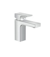 Смеситель для раковины hansgrohe Vernis Shape 71561000 100 со сливным гарнитуром хром