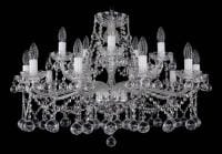 Подвесная люстра Bohemia Ivele Crystal 1413 1413/10_5/300/Ni/Balls