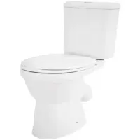 Унитаз-компакт Santek Бореаль 1.WH30.2.145 косой выпуск, с сиденьем микролифт, белый